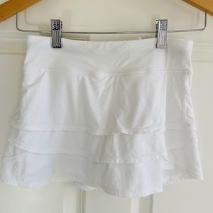 Athleta girls white skort